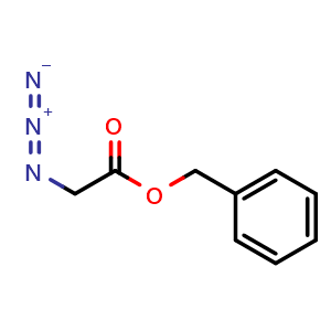 Chemical structure of Benzyl 2-azidoacetate , CAS 173601-46-2, AChemBlock P40543