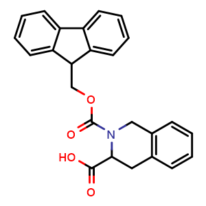 Chemical structure of Fmoc-DL-Tic-OH , CAS 171859-74-8, AChemBlock P40580