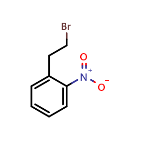 Chemical structure of 2-Nitrophenethyl bromide , CAS 16793-89-8, AChemBlock P40675