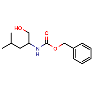 Chemical structure of Cbz-DL-Leucinol , CAS 166735-51-9, AChemBlock P40719