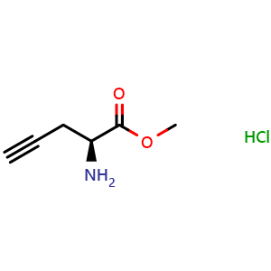 Methyl (2S)-2-amino-4-pentynoate hydrochloride