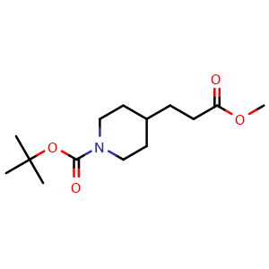 1-Boc-4-piperidinepropanoic acid methyl ester