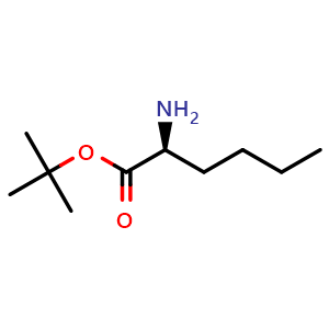 Chemical structure of L-Norleucine tert-butyl ester , CAS 15911-73-6, AChemBlock P40886