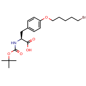 N-Boc-O-(5-bromopentyl)-L-tyrosine