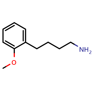 Chemical structure of 2-Methoxy-benzenebutanamine , CAS 154585-02-1, AChemBlock P40973