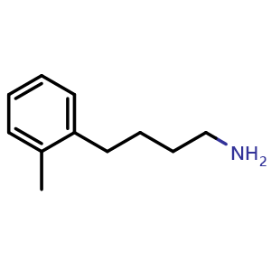 Chemical structure of 2-Methyl-benzenebutanamine , CAS 154108-04-0, AChemBlock P40980
