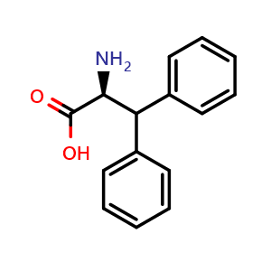 Chemical structure of 3,3-Diphenyl-L-alanine , CAS 149597-92-2, AChemBlock P41092