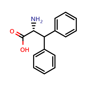 Chemical structure of 3,3-Diphenyl-D-alanine , CAS 149597-91-1, AChemBlock P41093