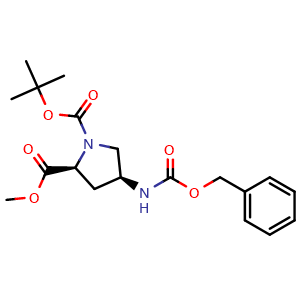 (4S)-1-Boc-4-(Cbz-amino)-L-proline methyl ester