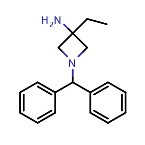 1-(Diphenylmethyl)-3-ethyl-3-azetidinamine