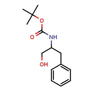 Chemical structure of Boc-DL-Phenylalaninol , CAS 145149-48-0, AChemBlock P41208