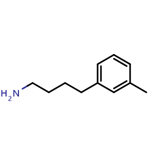 Chemical structure of 3-Methyl-benzenebutanamine , CAS 142332-65-8, AChemBlock P41305