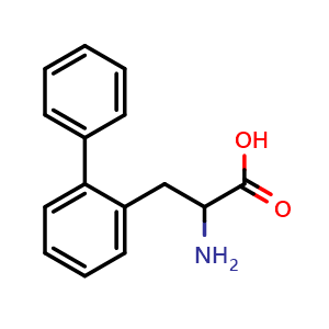 Chemical structure of 2-Phenyl-DL-phenylalanine , CAS 14108-61-3, AChemBlock P41359