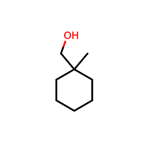 Chemical structure of 1-Methylcyclohexanemethanol , CAS 14064-13-2, AChemBlock P41365