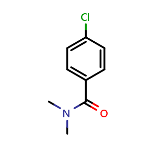 Chemical structure of 4-Chloro-N,N-dimethylbenzamide , CAS 14062-80-7, AChemBlock P41366