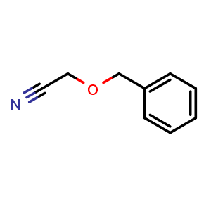 Chemical structure of 2-(Phenylmethoxy)-acetonitrile , CAS 13620-31-0, AChemBlock P41519