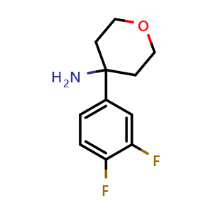 4-(3,4-Difluorophenyl)tetrahydro-2H-pyran-4-amine