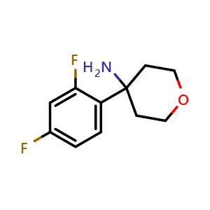 4-(2,4-Difluorophenyl)tetrahydro-2H-pyran-4-amine