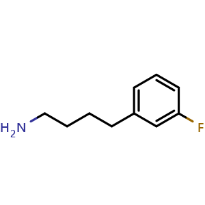 Chemical structure of 3-Fluoro-benzenebutanamine , CAS 1339855-93-4, AChemBlock P41608