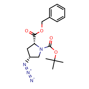 (4R)-4-Azido-1-Boc-D-proline benzyl ester
