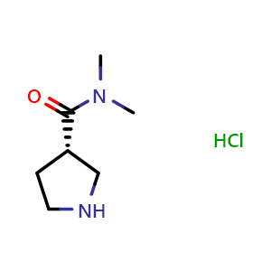 (S)-N,N-Dimethyl-3-pyrrolidinecarboxamide hydrochloride