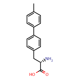 Chemical structure of 4-(4-Methylphenyl)-L-phenylalanine , CAS 1270093-66-7, AChemBlock P41869