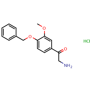 2-Amino-3'-methoxy-4'-(benzyloxy)acetophenone hydrochloride