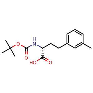 Chemical structure of Boc-3-methyl-D-homophenylalanine , CAS 1260618-31-2, AChemBlock P41936