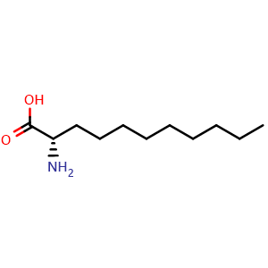 Chemical structure of (2S)-2-Amino-undecanoic acid , CAS 1254251-27-8, AChemBlock P42046