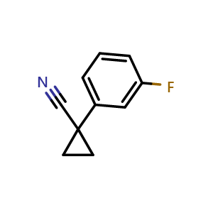 1-(3-Fluorophenyl)cyclopropanecarbonitrile