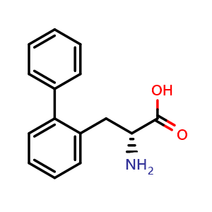 Chemical structure of 2-Phenyl-D-phenylalanine , CAS 1241683-27-1, AChemBlock P42097