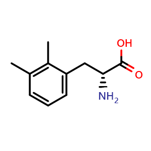 Chemical structure of 2,3-Dimethy-D-phenylalanine , CAS 1241680-54-5, AChemBlock P42101