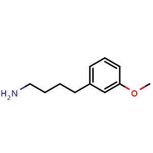 Chemical structure of 3-Methoxy-benzenebutanamine , CAS 122875-03-0, AChemBlock P42142