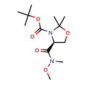 (S)-3-Boc-2,2-dimethyloxazolidine-4-CONMe(OMe)
