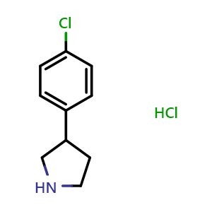 3-(4-Chlorophenyl)pyrrolidine hydrochloride