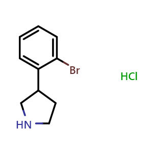 3-(2-Bromophenyl)pyrrolidine hydrochloride