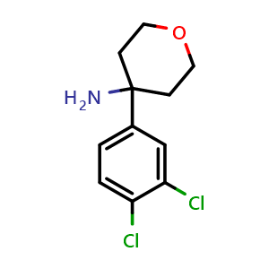 4-(3,4-Dichlorophenyl)tetrahydro-2H-pyran-4-amine