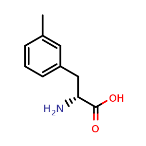 Chemical structure of 3-Methyl-D-phenylalanine , CAS 114926-39-5, AChemBlock P42532