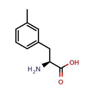 Chemical structure of 3-Methyl-L-phenylalanine , CAS 114926-37-3, AChemBlock P42534