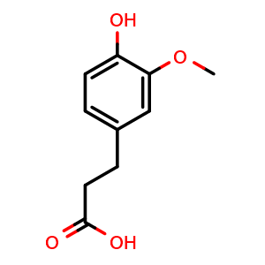 4-Hydroxy-3-methoxy-benzenepropanoic acid