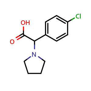 a-(4-Chlorophenyl)-1-pyrrolidineacetic acid