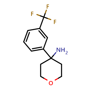 4-(3-Trifluoromethylphenyl)tetrahydropyran-4-amine