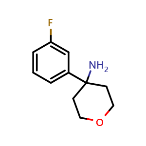 4-(3-Fluorophenyl)tetrahydro-2H-pyran-4-amine