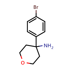 4-(4-Bromophenyl)tetrahydro-2H-pyran-4-amine