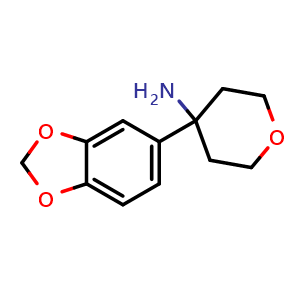 4-(1,3-Benzodioxol-5-yl)tetrahydropyran-4-amine