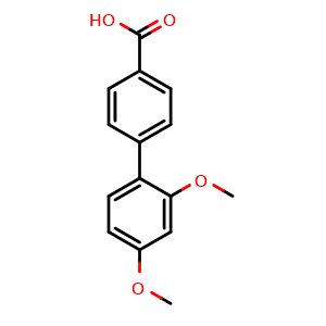2',4'-Dimethoxy-4-biphenylcarboxylic acid