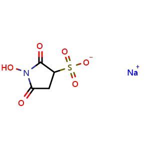 Chemical structure of Sulfo-NHS , CAS 106627-54-7, AChemBlock P42776