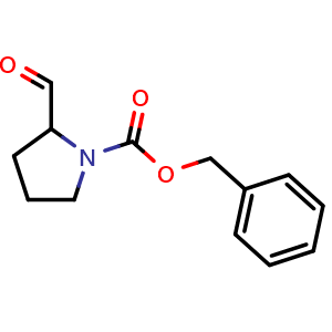 Chemical structure of 1-Cbz-2-formylpyrrolidine , CAS 105706-84-1, AChemBlock P42809