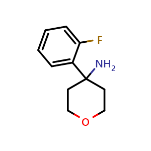 4-(2-Fluorophenyl)tetrahydro-2H-pyran-4-amine