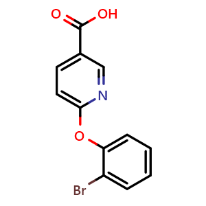 6-(2-Bromophenoxy)-3-pyridinecarboxylic acid